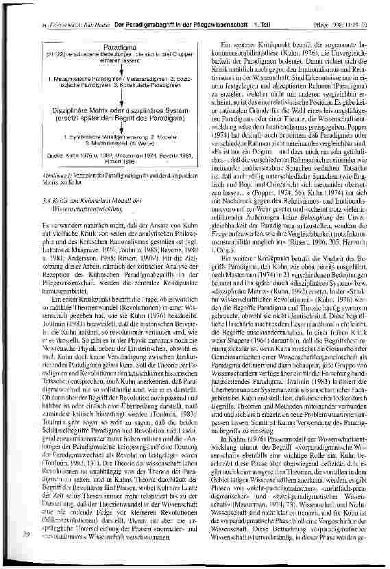 Vorschauseite 5: Der Paradigmabegriff in der Pflegewissenschaft Teil 1