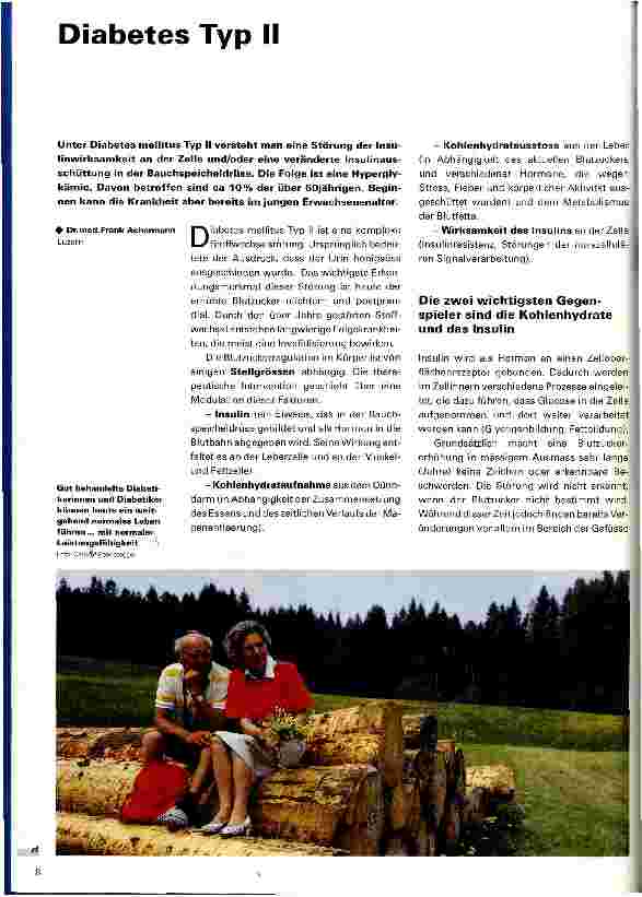 Vorschauseite 1: Diabetes Typ II