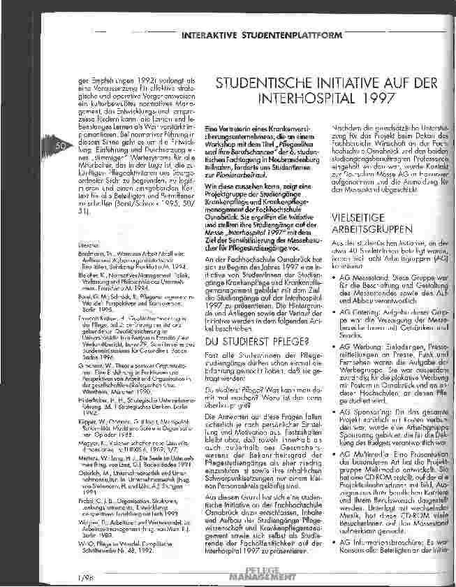 Vorschauseite 3: Werteorientiertes Pflegemanagement