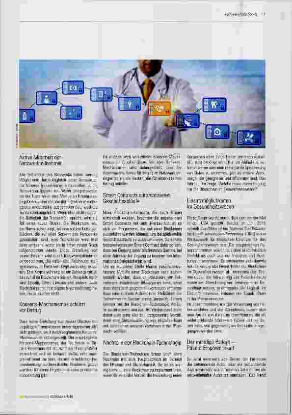 Vorschauseite 2: Blockchain im Gesundheitswesen