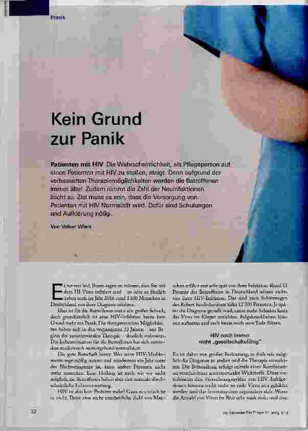 Vorschauseite 1: Kein Grund zur Panik