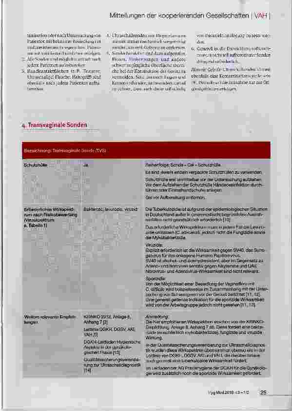 Vorschauseite 4: Aufbereitung von Ultraschallsonden mit Schleimhautkontakt