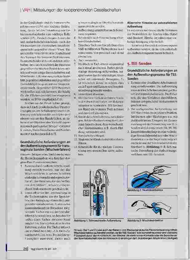 Vorschauseite 5: Aufbereitung von Ultraschallsonden mit Schleimhautkontakt