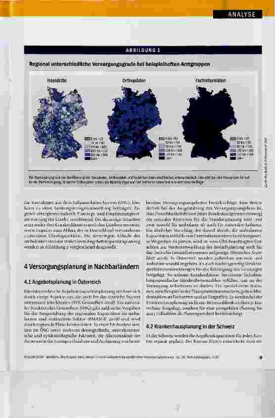 Vorschauseite 3: Wege zu einer sektorenübergreifenden Versorgungsplanung