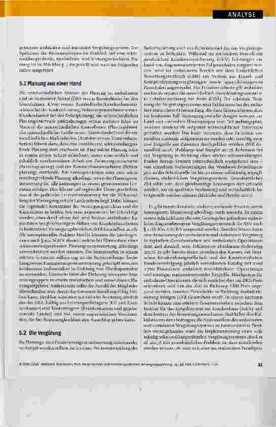 Vorschauseite 5: Wege zu einer sektorenübergreifenden Versorgungsplanung