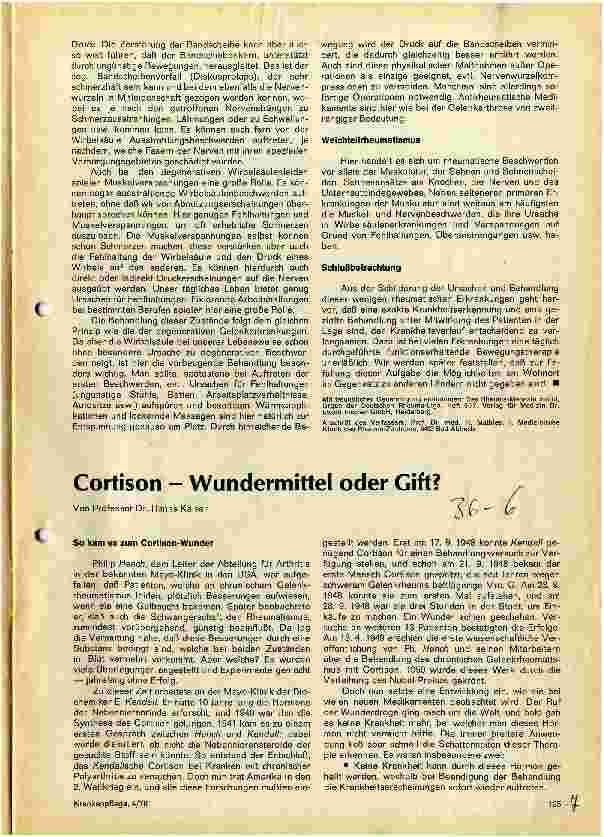 Vorschauseite 3: Ursachen und Behandlung rheumatischer Erkrankungen