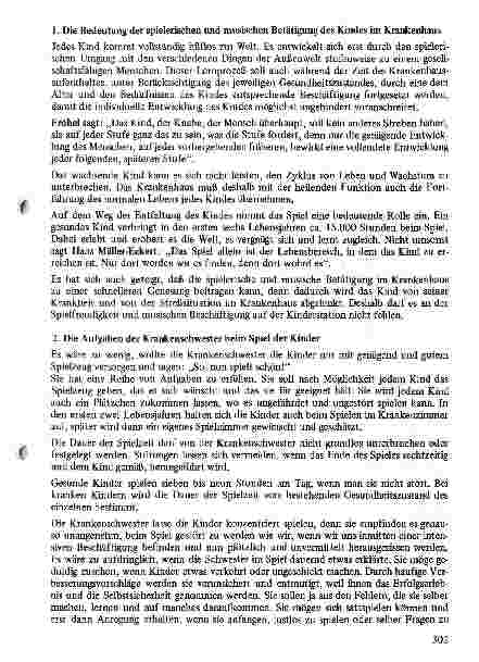Vorschauseite 3: Die individuelle Betreuung des Kindes im Krankenhaus I. Teil