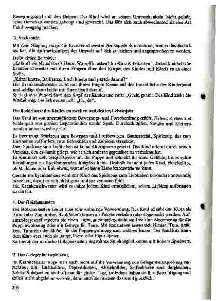 Vorschauseite 6: Die individuelle Betreuung des Kindes im Krankenhaus I. Teil