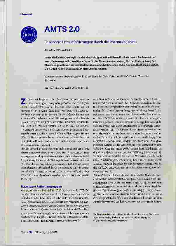 Vorschauseite 1: AMTS 2.0