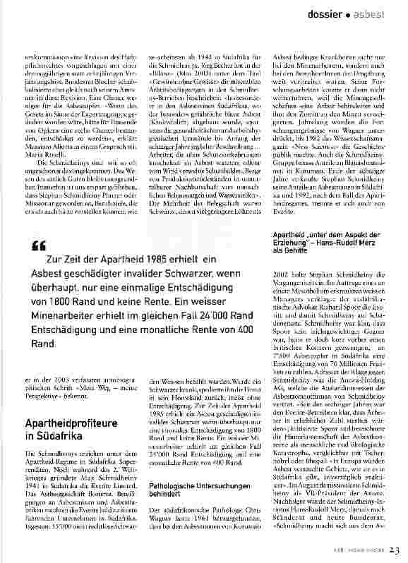 Vorschauseite 3: Zeitbombe Asbest Von der Wunderfaser zum tödlichen Staub