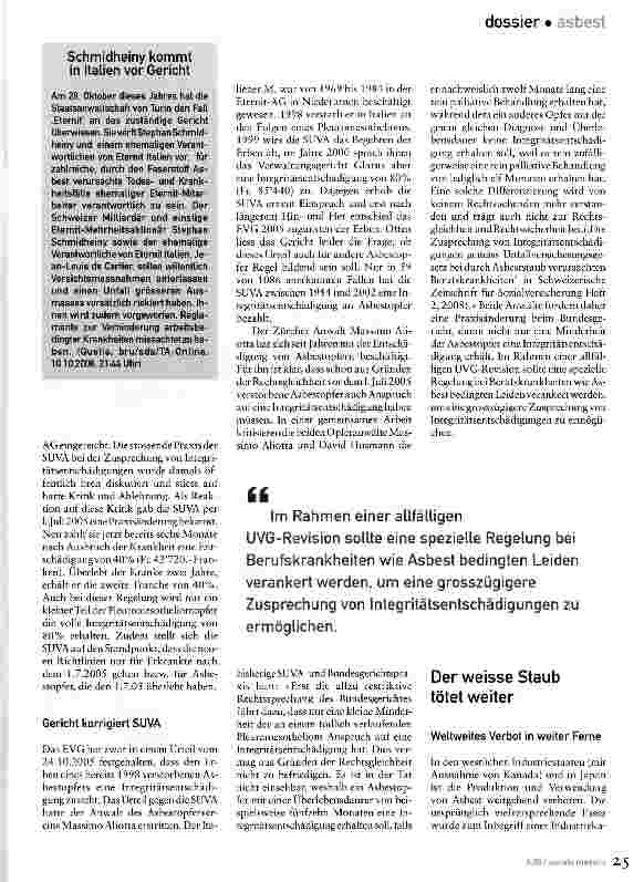Vorschauseite 5: Zeitbombe Asbest Von der Wunderfaser zum tödlichen Staub