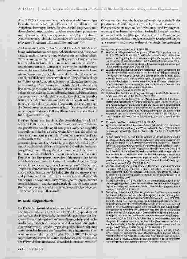Vorschauseite 4: „Lehrjahre sind keine Herrenjahre! Rechte und Pflichten in der Berufsausbildung nach dem Pflegeberufegesetz (Teil 3: Rechte und Pflichten der Auszubildenden)