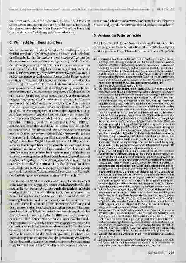 Vorschauseite 5: „Lehrjahre sind keine Herrenjahre! Rechte und Pflichten in der Berufsausbildung nach dem Pflegeberufegesetz (Teil 3: Rechte und Pflichten der Auszubildenden)