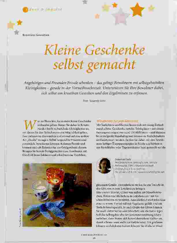 Vorschauseite 1: Kleine Geschenke selbst gemacht