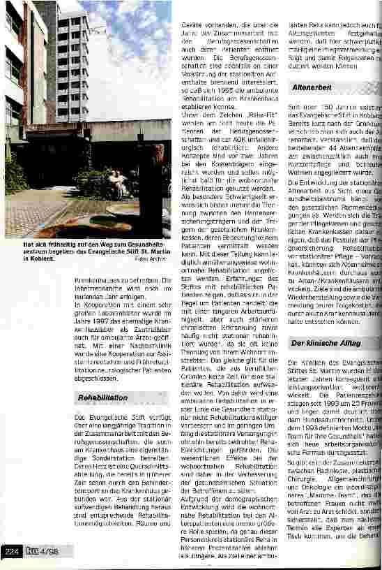 Vorschauseite 4: Gesundheitszentrum bedeutet nicht wildern in frmden Revieren Es gilt, die langfristige Existnz des Hauses zu sichern