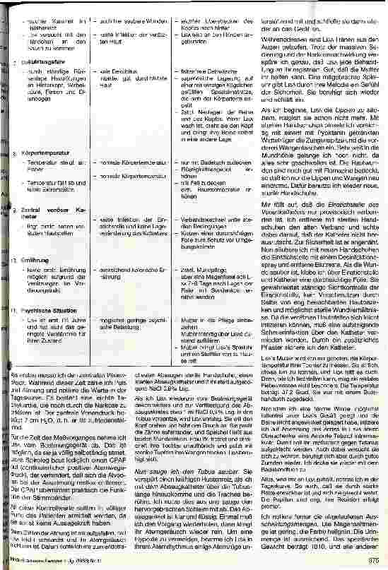 Vorschauseite 3: Pflegebericht - Laugenverätzungen an Haut und Schleimhaut