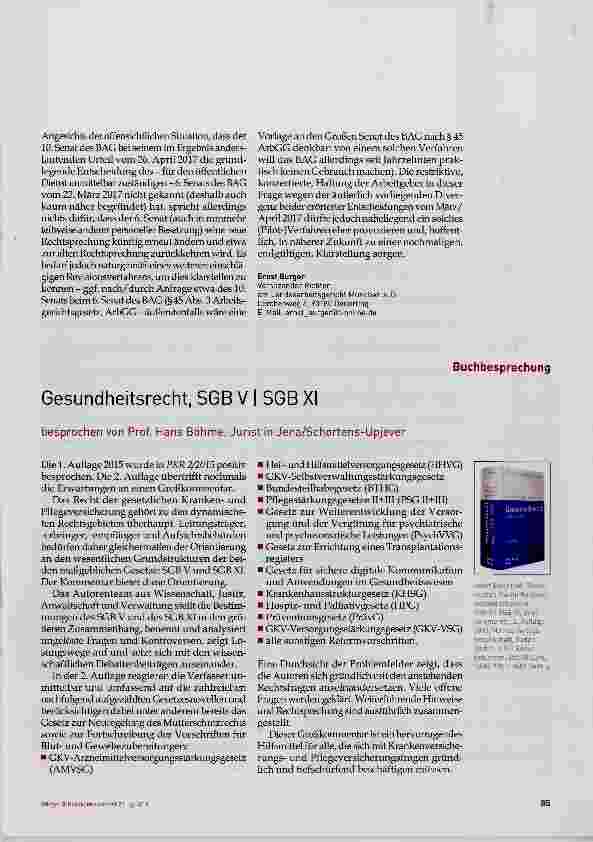 Vorschauseite 4: Überstunden im Schichtdienst Neues aus Erfurt, Teil 2