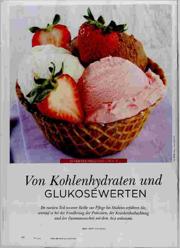 Vorschauseite 1: Von Kohlenhydraten und GLUKOSEWERTEN