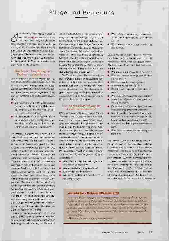 Vorschauseite 2: Von Kohlenhydraten und GLUKOSEWERTEN