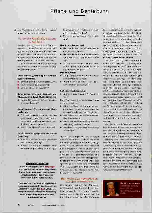 Vorschauseite 3: Von Kohlenhydraten und GLUKOSEWERTEN
