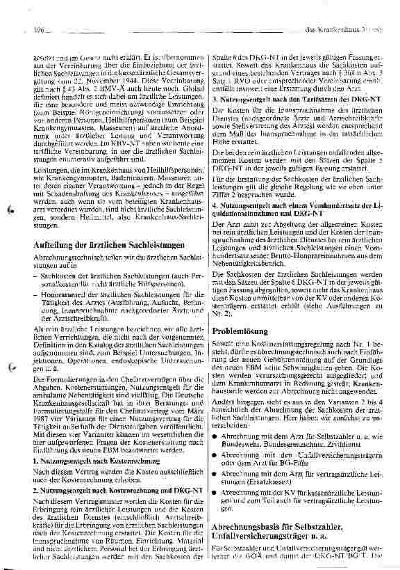 Vorschauseite 3: Die Auswirkung des neuen EBM im Krankenhaus