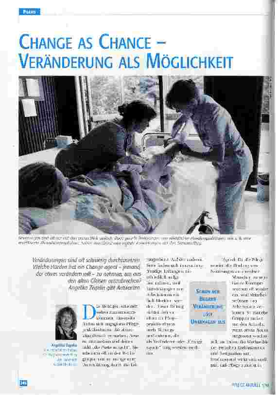 Vorschauseite 1: Change as Chance - Veränderung als Möglichkeit