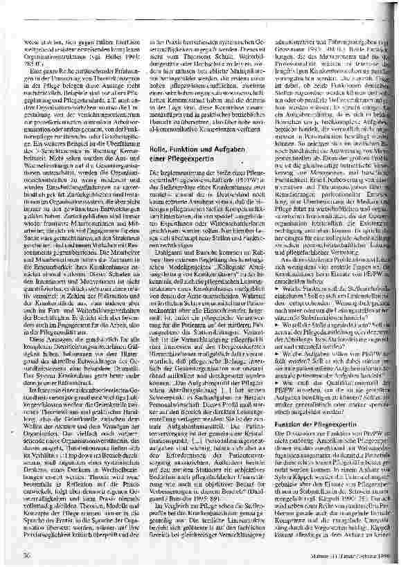 Vorschauseite 2: PflegeexpertInnen im Krankenhaus Bedarf, Einsatz und Qualifizierung