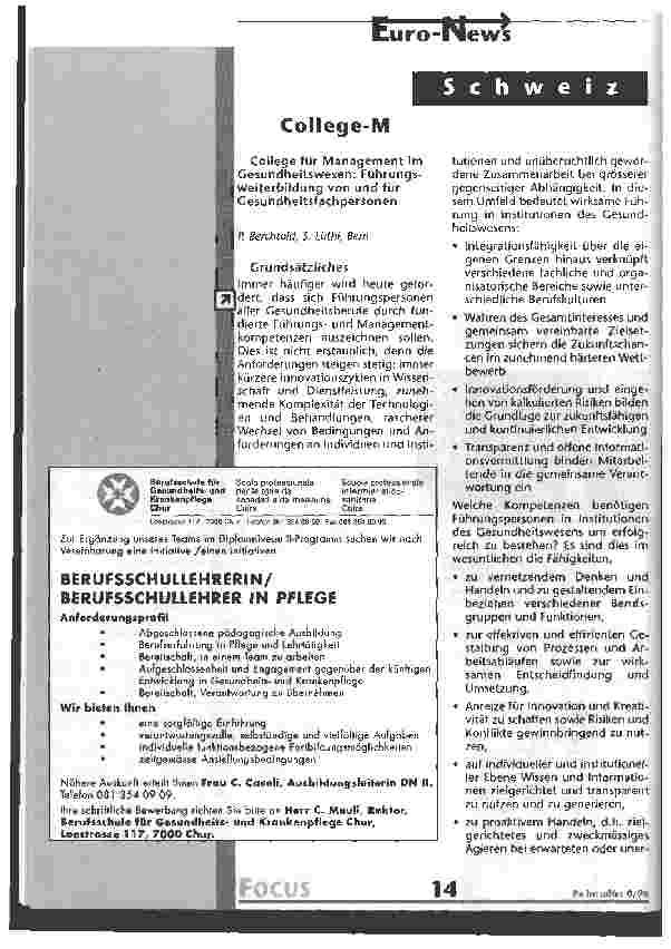 Vorschauseite 1: College-M