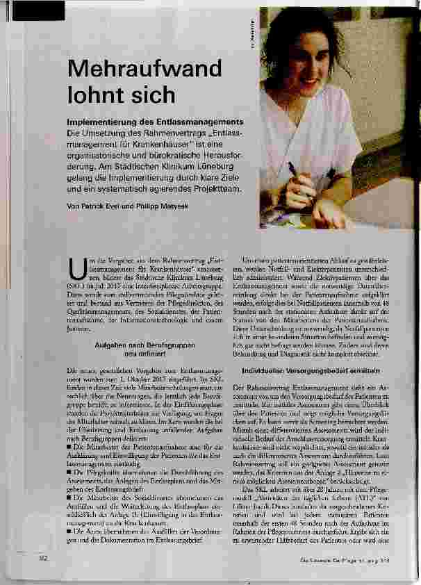 Vorschauseite 1: Mehraufwand lohnt sich