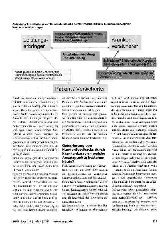 Vorschauseite 4: Internetbewertung durch Verbraucher und Patienten -Entscheidungshilfen für Kranken kassen bei Direktverträgen