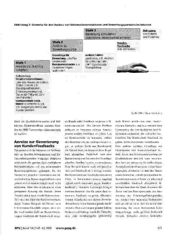 Vorschauseite 6: Internetbewertung durch Verbraucher und Patienten -Entscheidungshilfen für Kranken kassen bei Direktverträgen