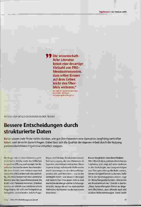 Vorschauseite 2: Bessere Entscheidungen durch strukturierte Daten