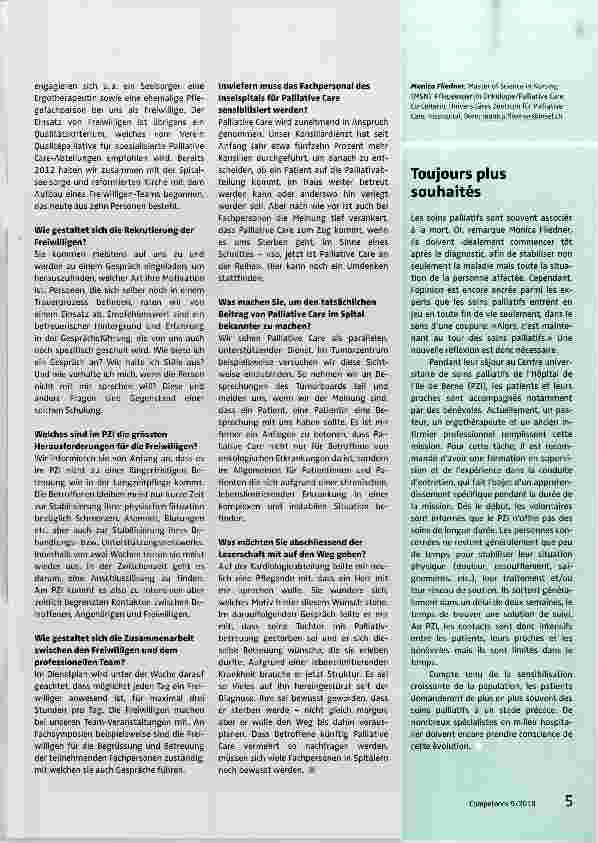 Vorschauseite 2: Mit Palliative Care die Lebenssituation stabilisieren