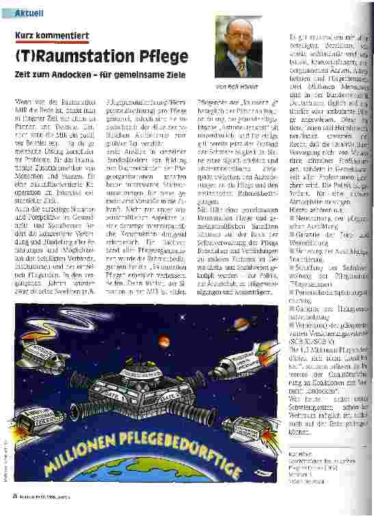 Vorschauseite 1: (T)Raumstation Pflege Zeit zum Andocken - für gemeinsame Ziele