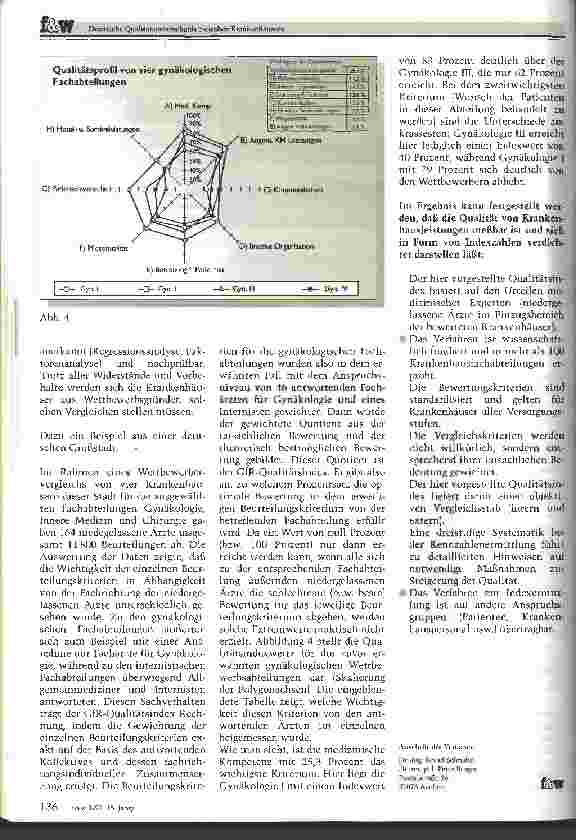 Vorschauseite 3: Drastische Qualitätsunterschiede zwischen Krankenhäusern Ein Qualitätsindex zur Bewertung von Krankenhausleistungen