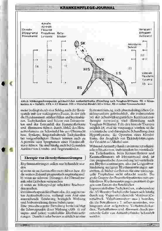 Vorschauseite 5: Klinik und Therapie tachykarder Herzrhytmusstörungen