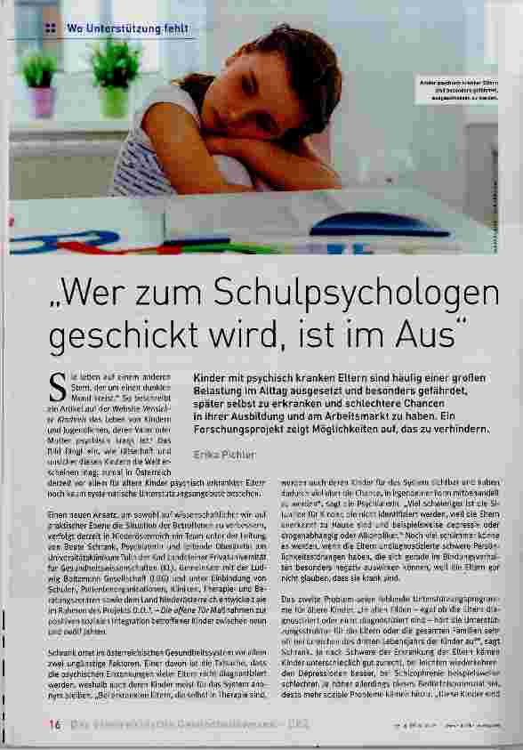Vorschauseite 1: „Wer zum Schulpsychologen geschickt wird, ist im Aus“
