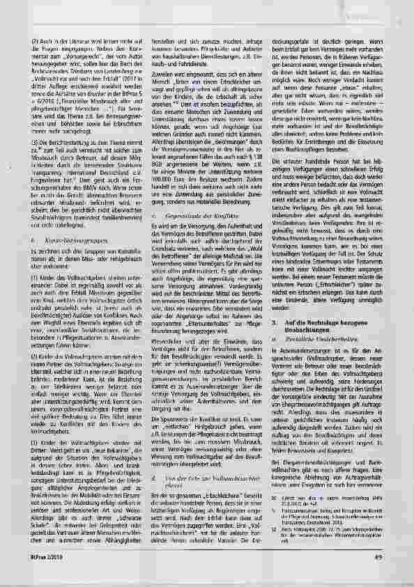 Vorschauseite 3: Tätigkeit des Vorsorgebevollmächtigten aus anwaltlicher Sicht