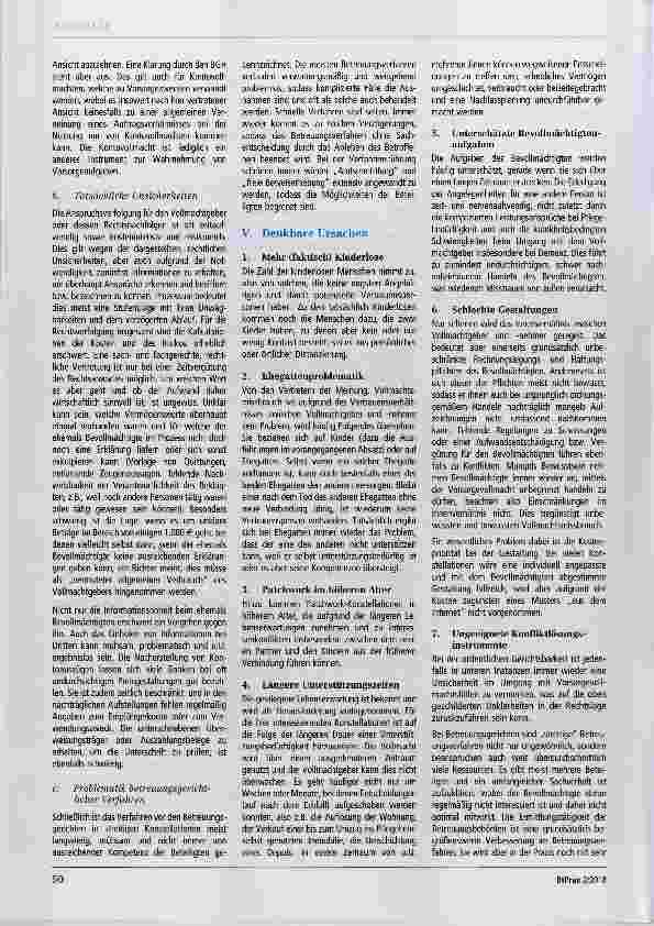 Vorschauseite 4: Tätigkeit des Vorsorgebevollmächtigten aus anwaltlicher Sicht