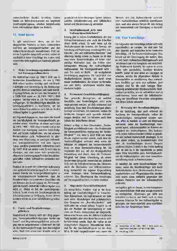 Vorschauseite 5: Tätigkeit des Vorsorgebevollmächtigten aus anwaltlicher Sicht