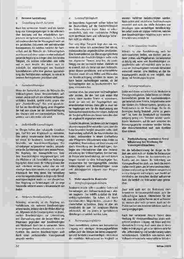 Vorschauseite 6: Tätigkeit des Vorsorgebevollmächtigten aus anwaltlicher Sicht