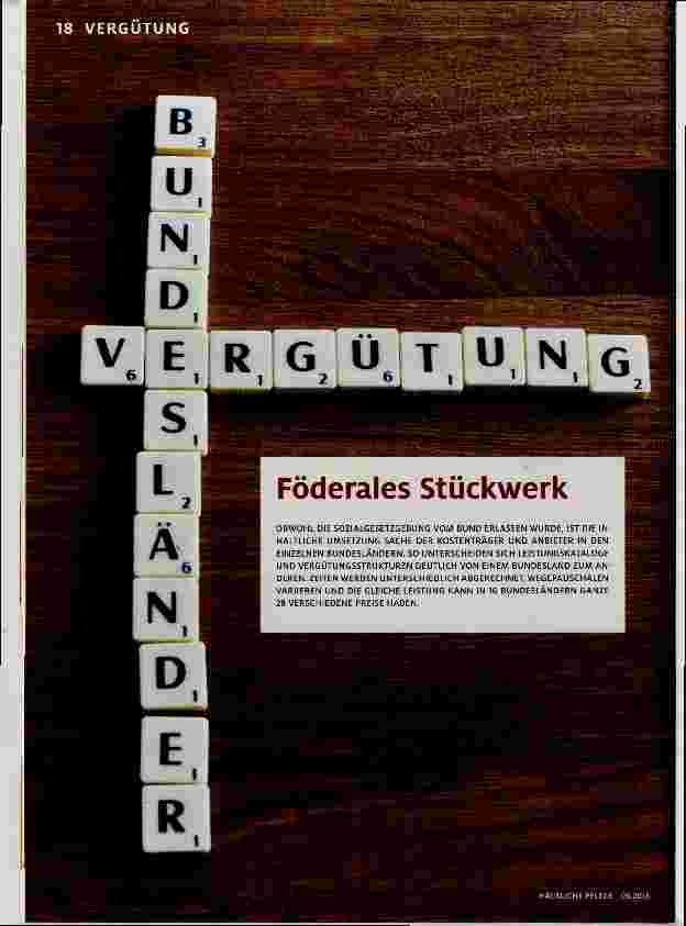 Vorschauseite 1: Föderales Stückwerk
