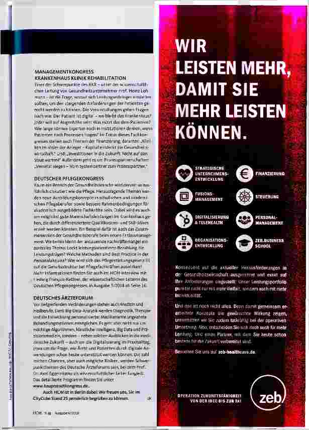 Vorschauseite 2: Großevent mit frischen Gesichtern