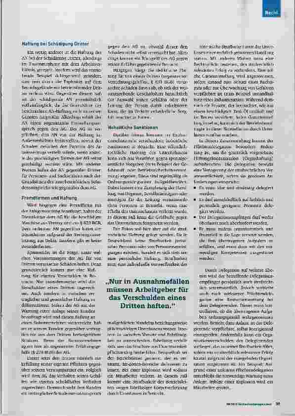 Vorschauseite 2: Zivilrechtliche Haftung und hoheitliche Sanktionen