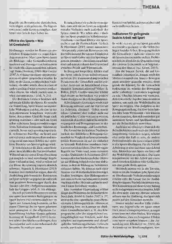 Vorschauseite 2: Effekte des Sports