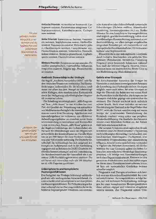 Vorschauseite 2: Infektionen im Harntrakt