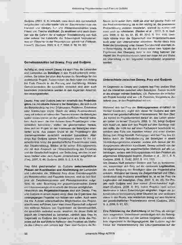 Vorschauseite 6: Projektverstehen nach Frey und Gudjons