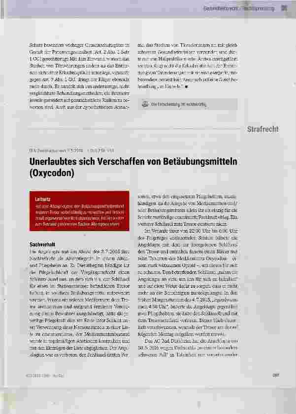 Vorschauseite 3: Entfernung von Tätowierungen als heilkundliche Tätigkeit