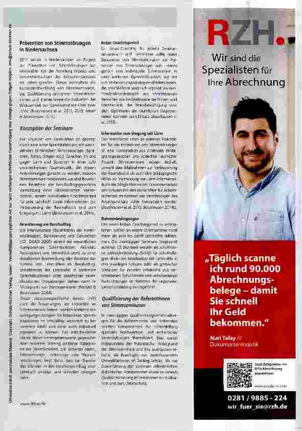 Vorschauseite 2: Methodik und Effektivität von Stimmseminaren für Lehrkräfte