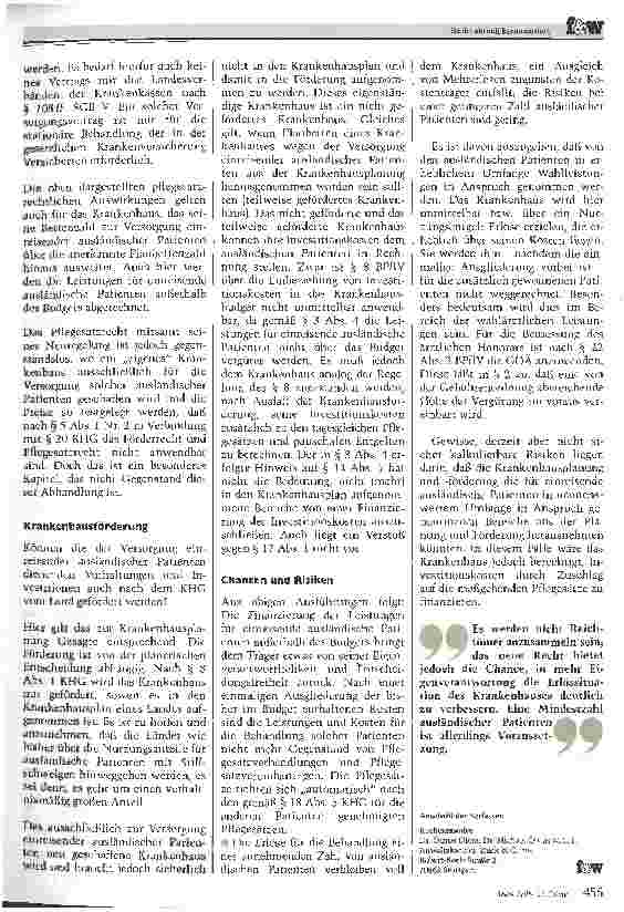 Vorschauseite 5: Der ausländische Patient (Teil 2)